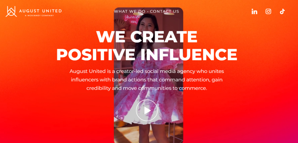 AUGUST TRAVEL INFLUENCER MARKETING AGENCIES