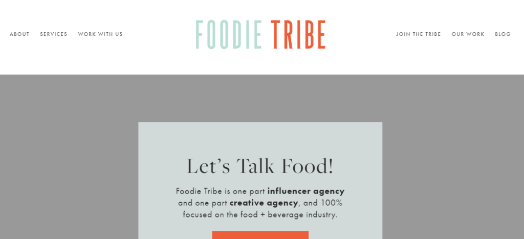 FOODIE FOOD INFLUENCER MARKETING AGENCIES
