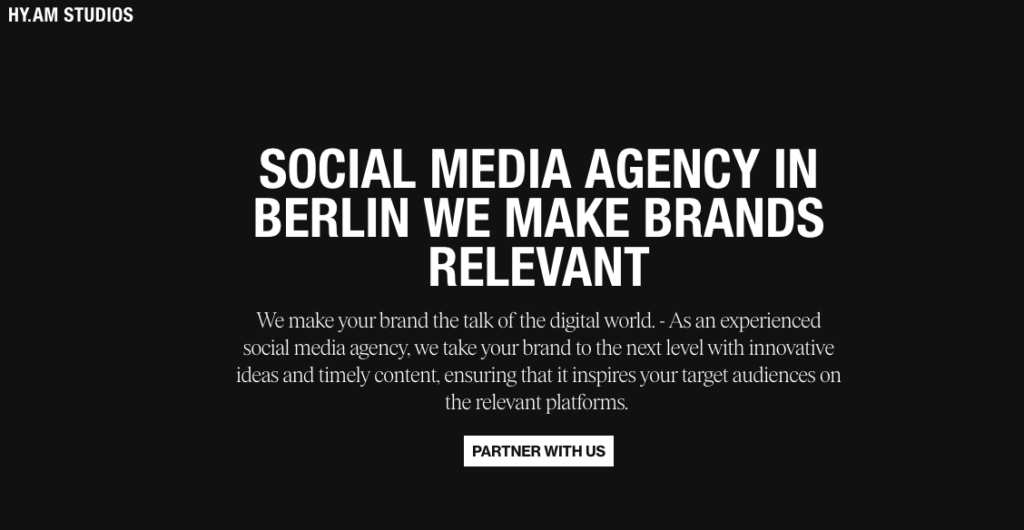 HY.AM Social Media Management Agencies in Berlin