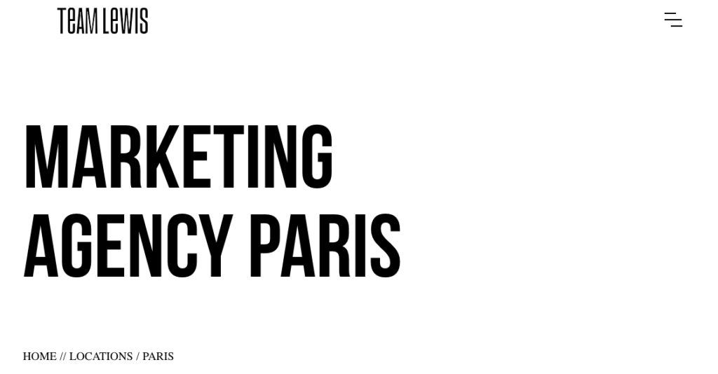 TEAM LEWIS Social Media Management Agencies in Paris