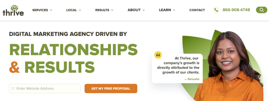 THRIVE SOCIAL MEDIA MANAGEMENT AGENCIES