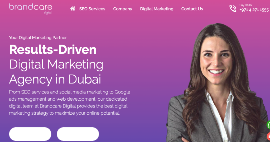 brandcare Social Media Management Agencies in Dubai