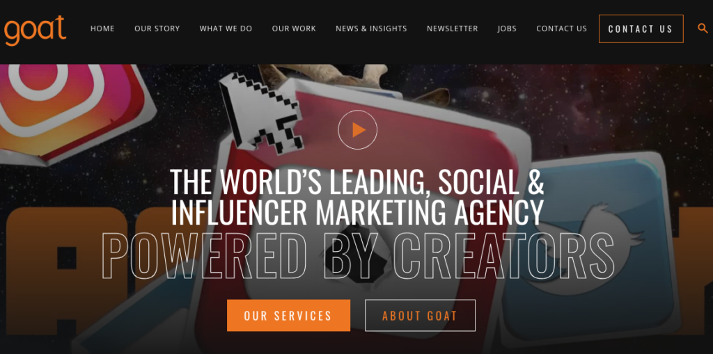 goat 1 FASHION INFLUENCER MARKETING AGENCIES