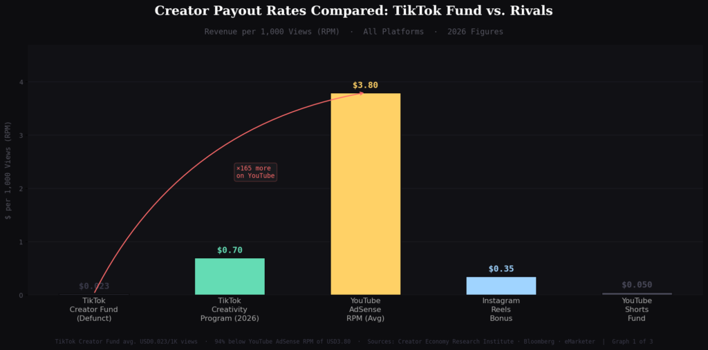 BEST TIKTOK CREATOR FUND STATISTICS