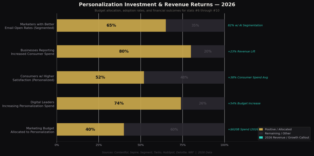 TOP AI PERSONALIZATION STATISTICS