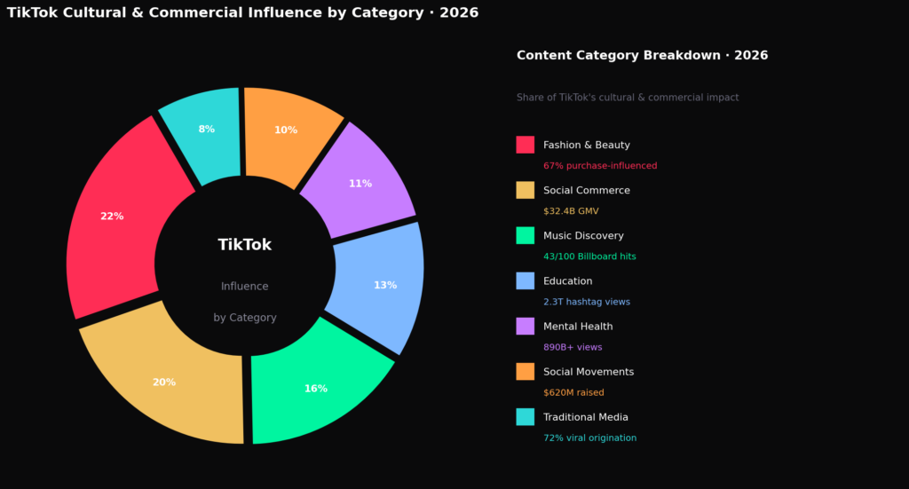 graph3 content donut TOP TIKTOK INFLUENCER STATISTICS