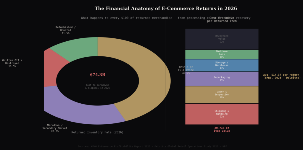 graph4 financial donut stack TOP E-COMMERCE RETURN RATE STATISTICS