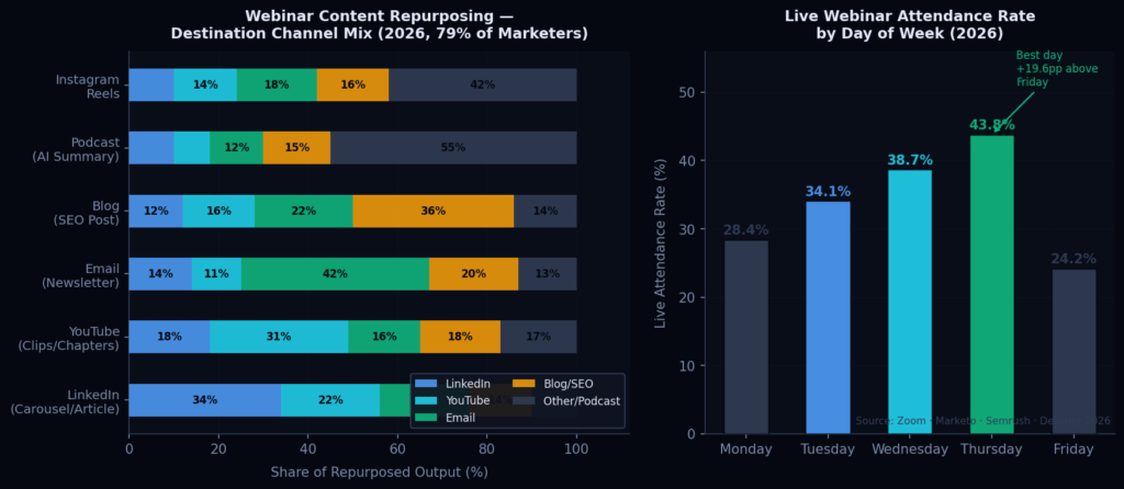 wm graph3 repurpose scheduling TOP WEBINARS MARKETING STATISTICS