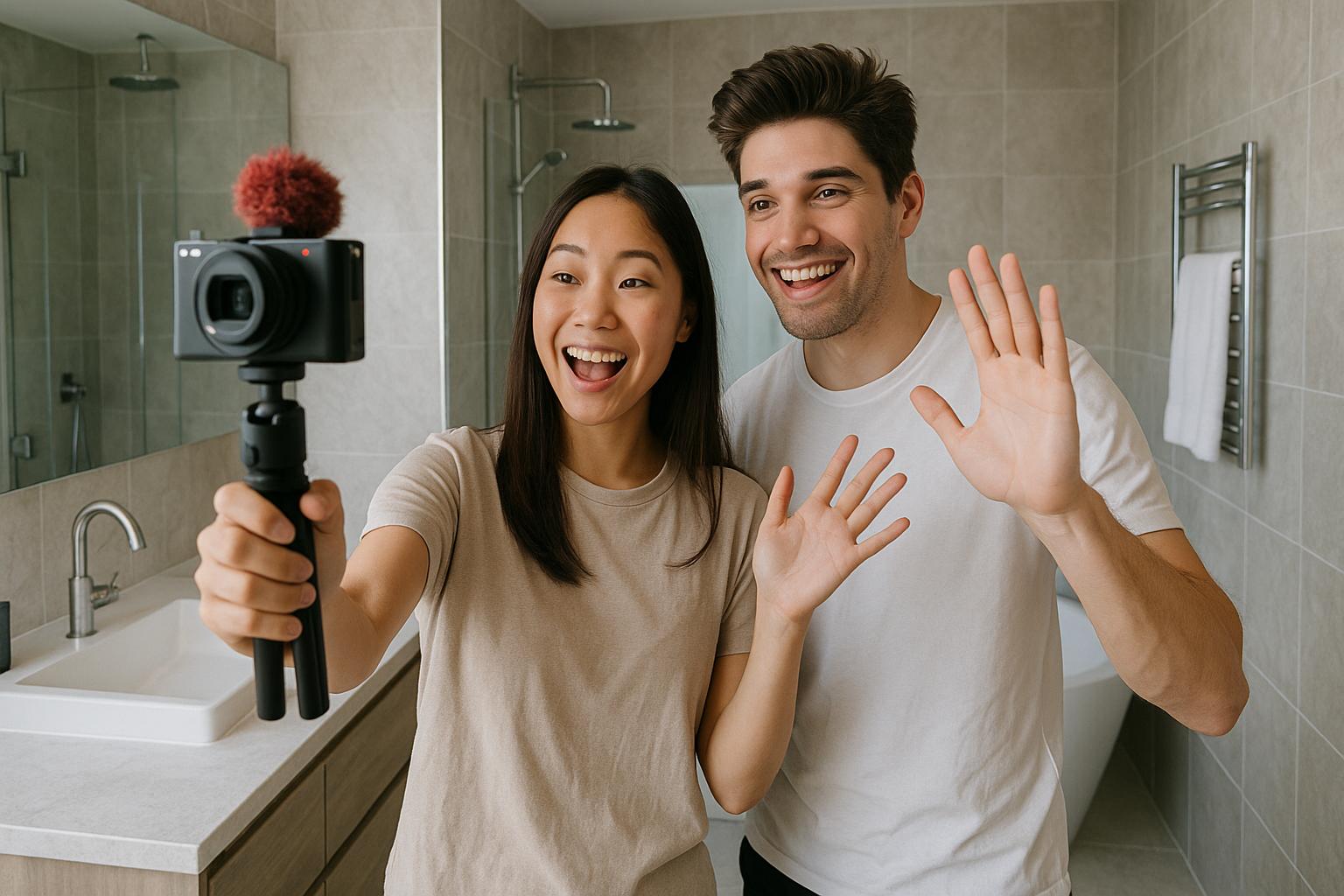 creators who made bathroom tours go viral