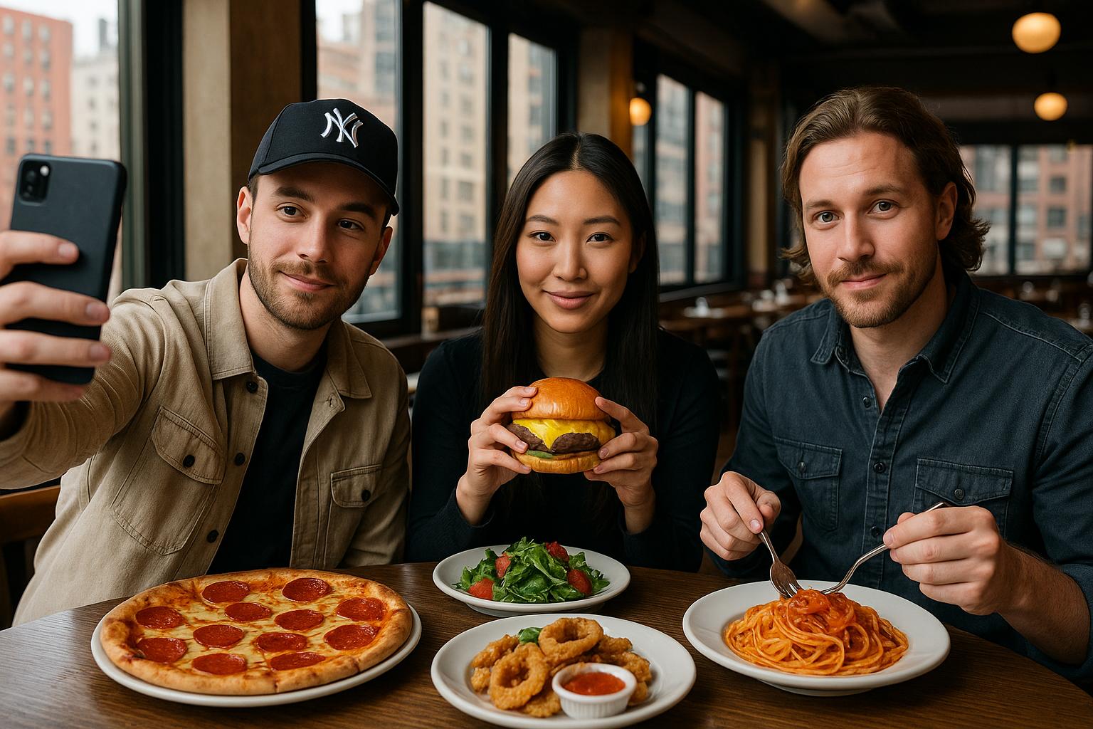 top creators doing NYC restaurant reviews