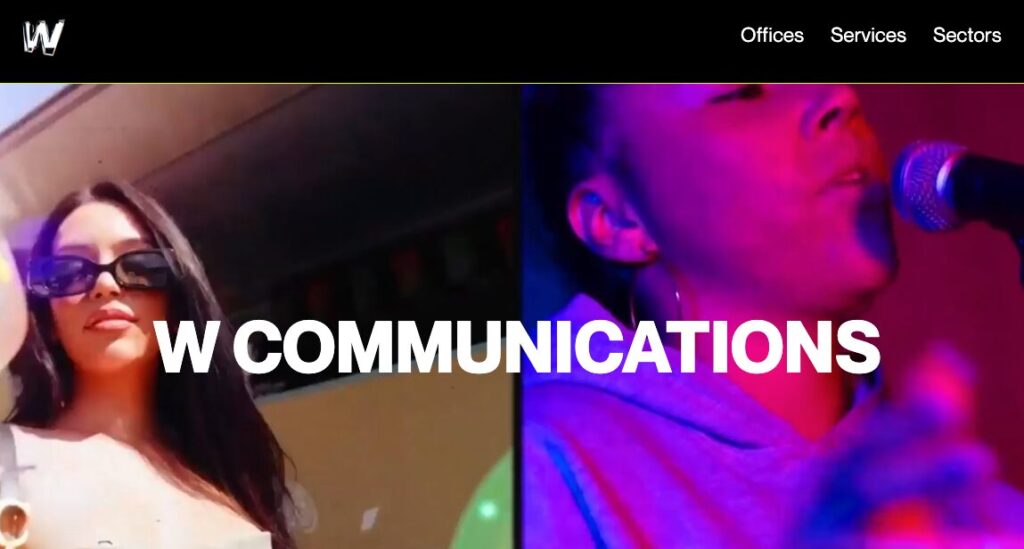 W COMMUNICATION 2 PR FIRMS FOR VENTURE CAPITAL-FUNDED BRANDS