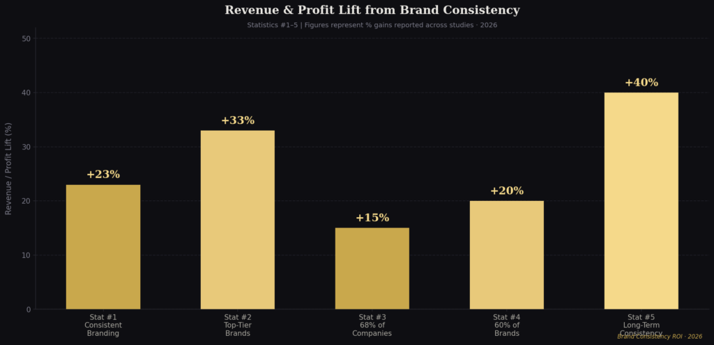 Brand consistency ROI statistics