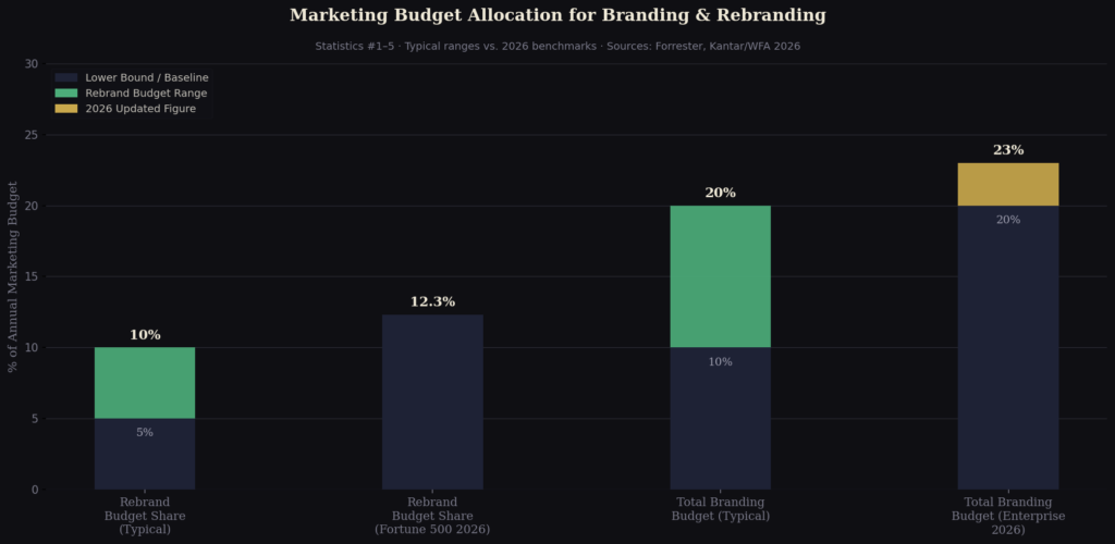 graph1 budget bar Rebranding campaign statistics