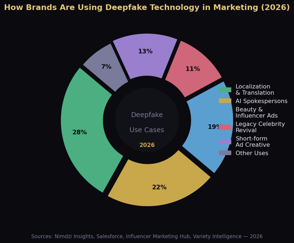 graph3 donut chart BEST DEEPFAKE MARKETING STATISTICS