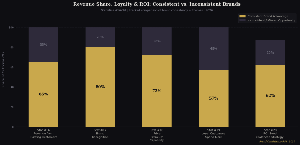 Brand consistency ROI statistics