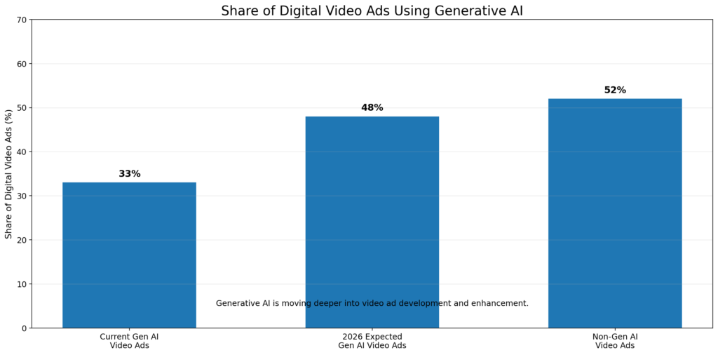 TOP GENERATIVE AI IMAGE USE IN ADS STATISTICS