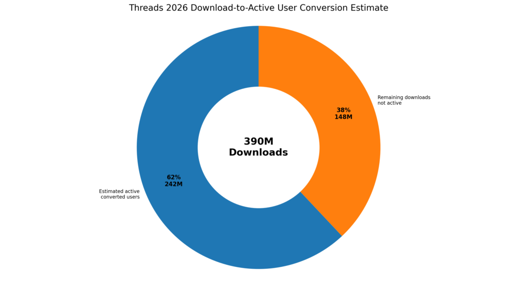 threads graph 3 after stat 15 donut conversion BEST THREADS APP MARKETING STATISTICS