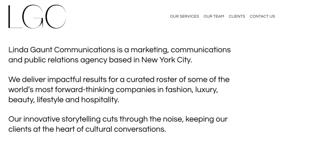 LGC PR FIRMS FOR MUSEUM FASHION EXHIBITS