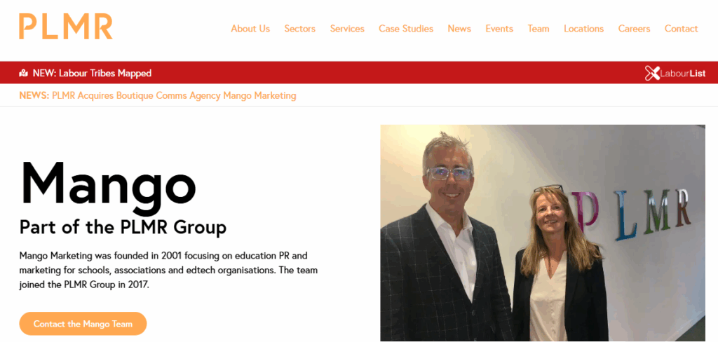 MANGO BEST PR FIRMS FOR HIGH-END RESORTWEAR BRANDS
