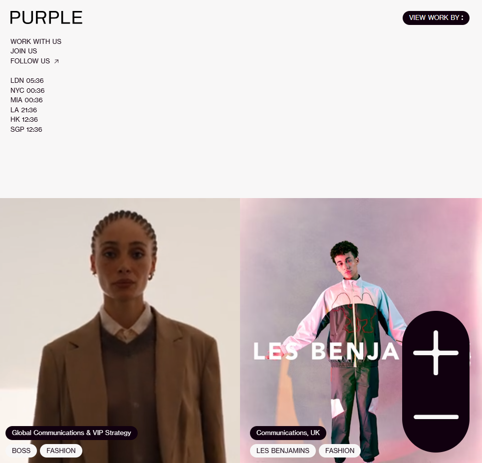 PURPLE 9 PR FIRMS FOR LEGACY FASHION HOUSES