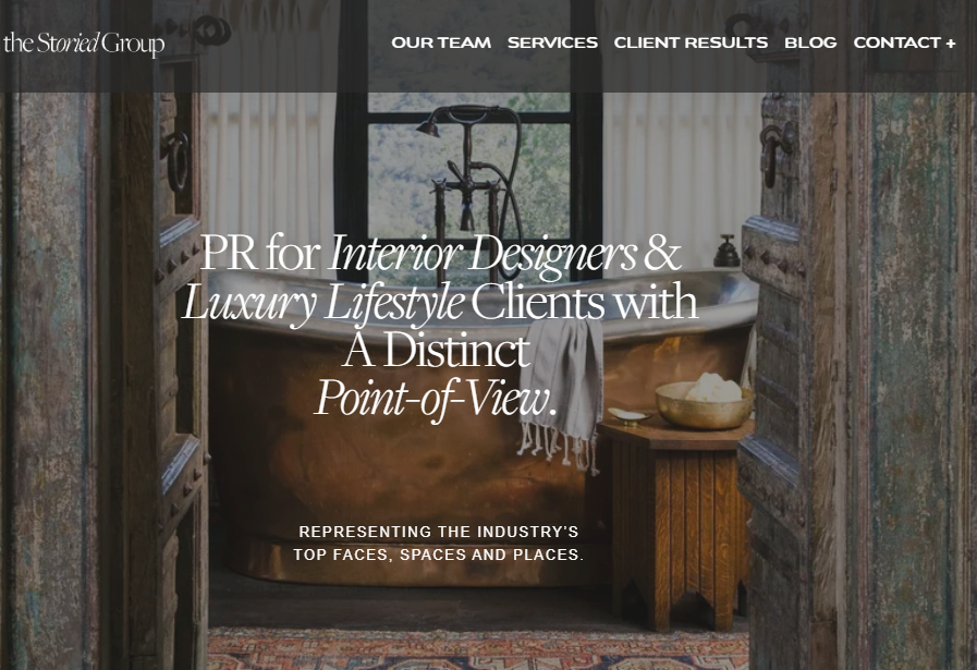 STORIED PR FIRMS FOR LUXURY HOMEWARE DESIGNERS