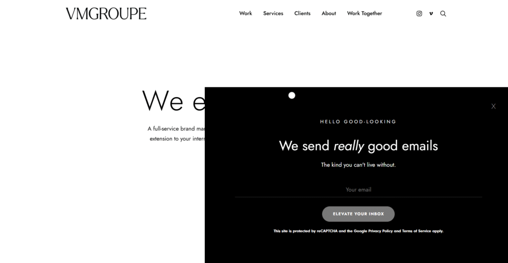 PR agencies that only represent luxury e-commerce