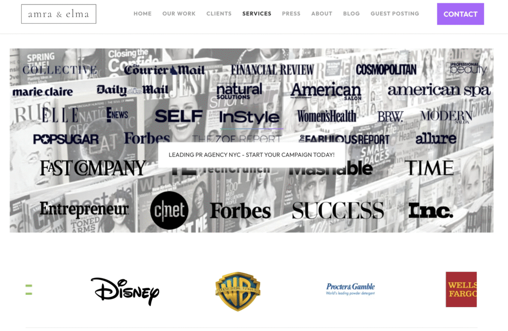 Screenshot 2025 08 16 at 11.10.47 AM PR agencies with Vogue and Elle placements