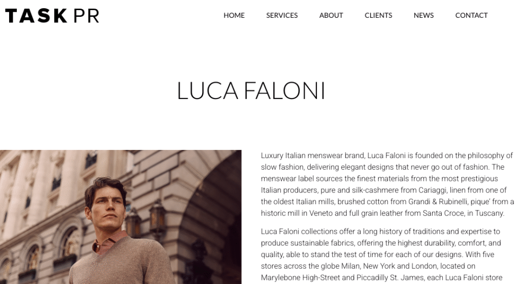 PR AGENCIES FOR ITALIAN LEATHER GOODS BRANDS