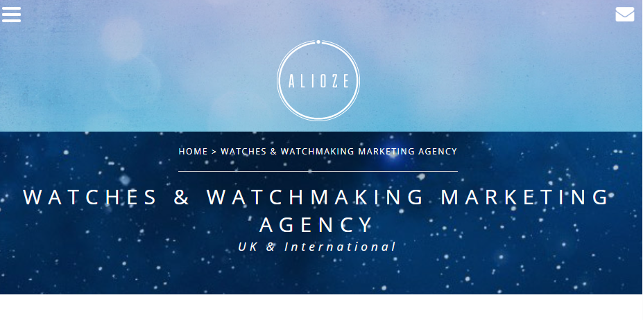 alioze TOP PR AGENCIES FOR FINE WATCH LAUNCHES