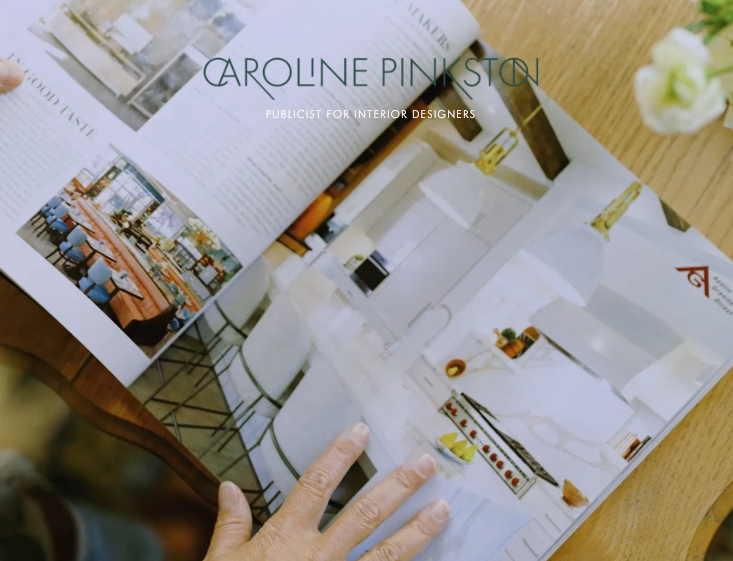 caroline pinkston PR FIRMS FOR DESIGNER INTERIORS