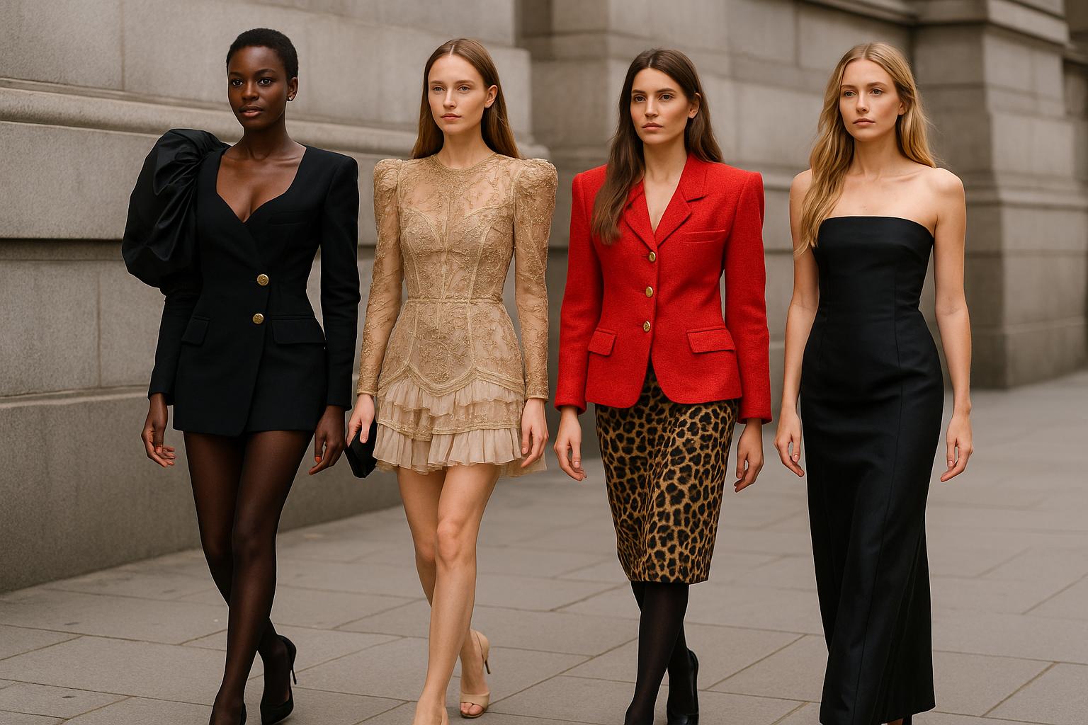 fashion influencers wearing archive runway looks