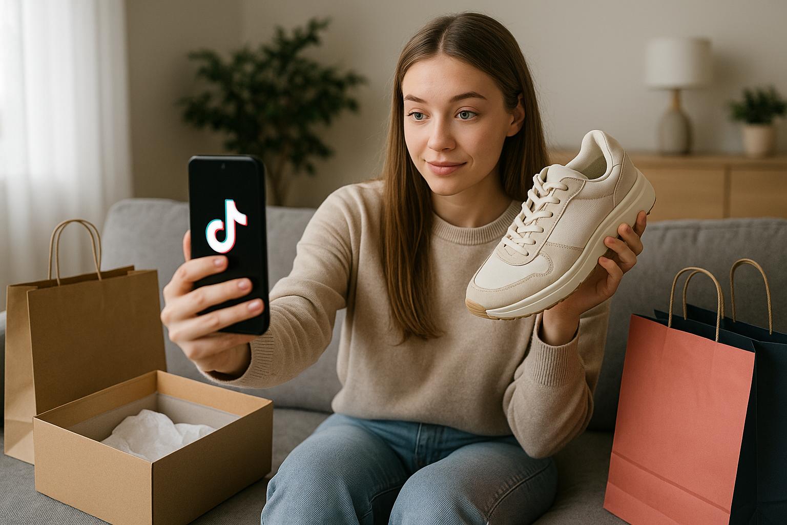 Gen Z shopping habits influenced by TikTok
