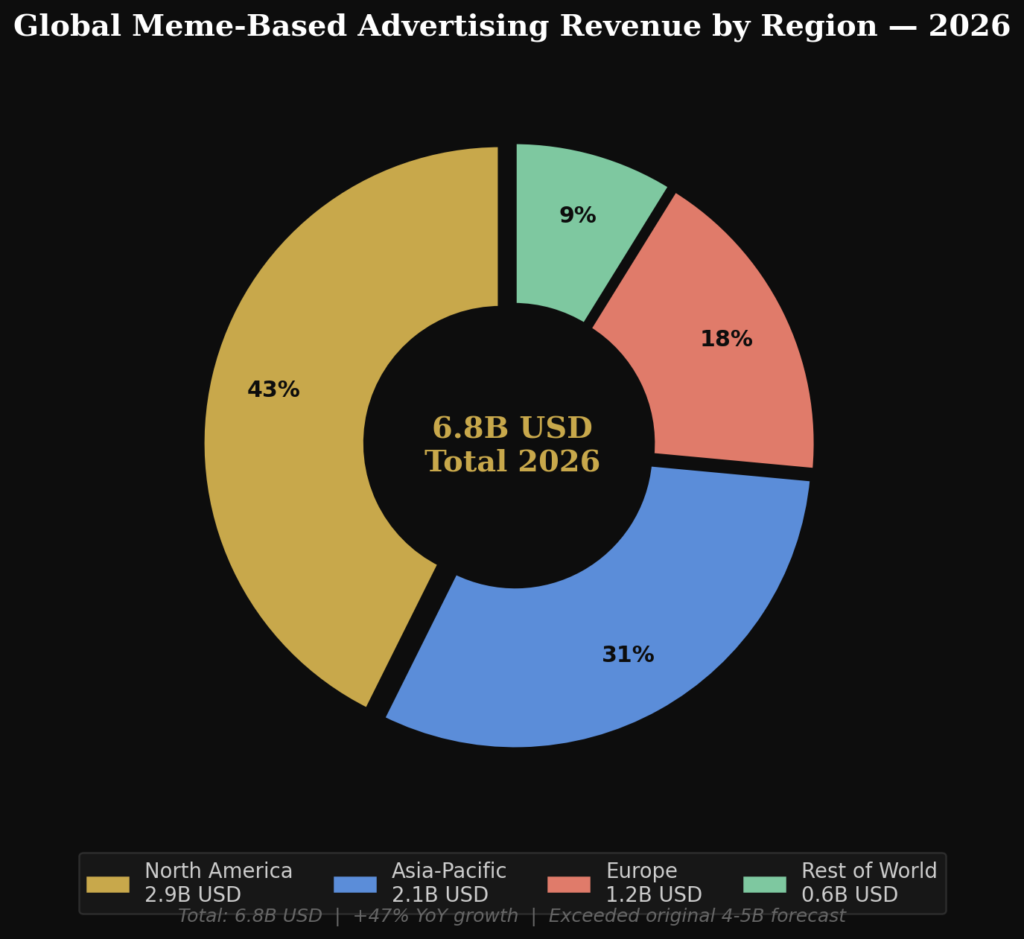 graph4 ad revenue donut BEST USER-GENERATED MEME MARKETING STATS