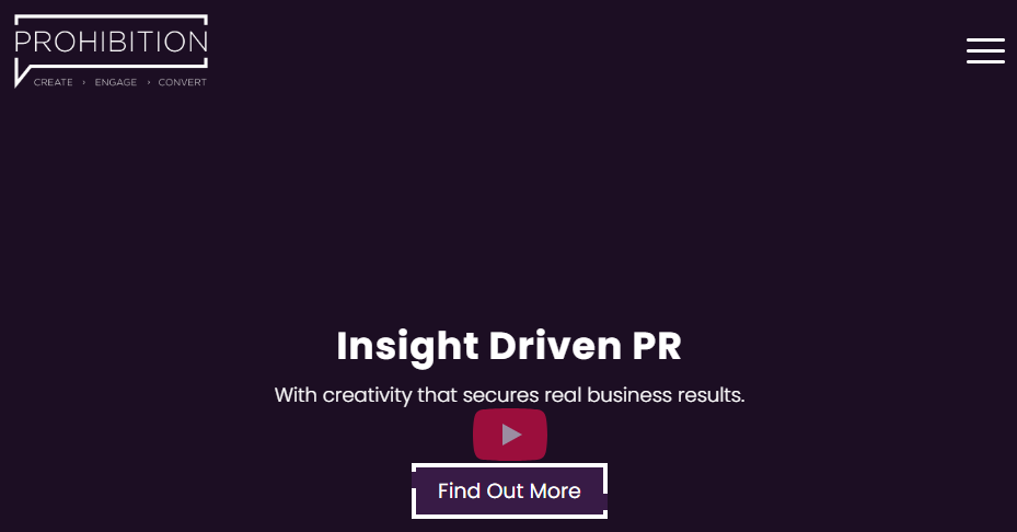 prohibition TOP PR AGENCIES FOR FINE WATCH LAUNCHES