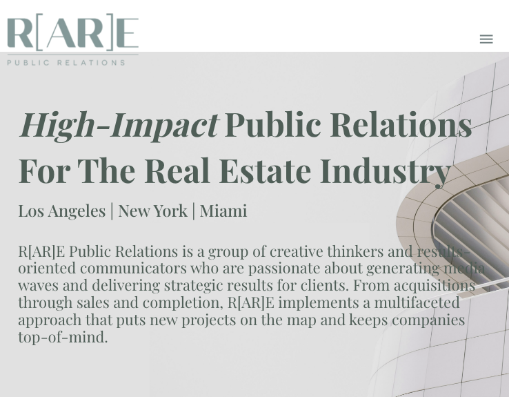 rare PR FIRMS FOR BEVERLY HILLS LUXURY RETAILERS