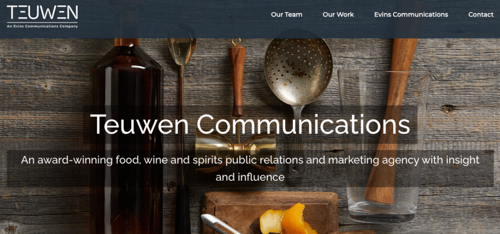 teuwen PR FIRMS FOR CHAMPAGNE AND WINE LABELS
