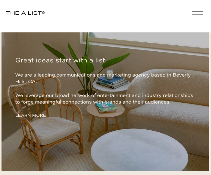 the a list PR FIRMS FOR BEVERLY HILLS LUXURY RETAILERS