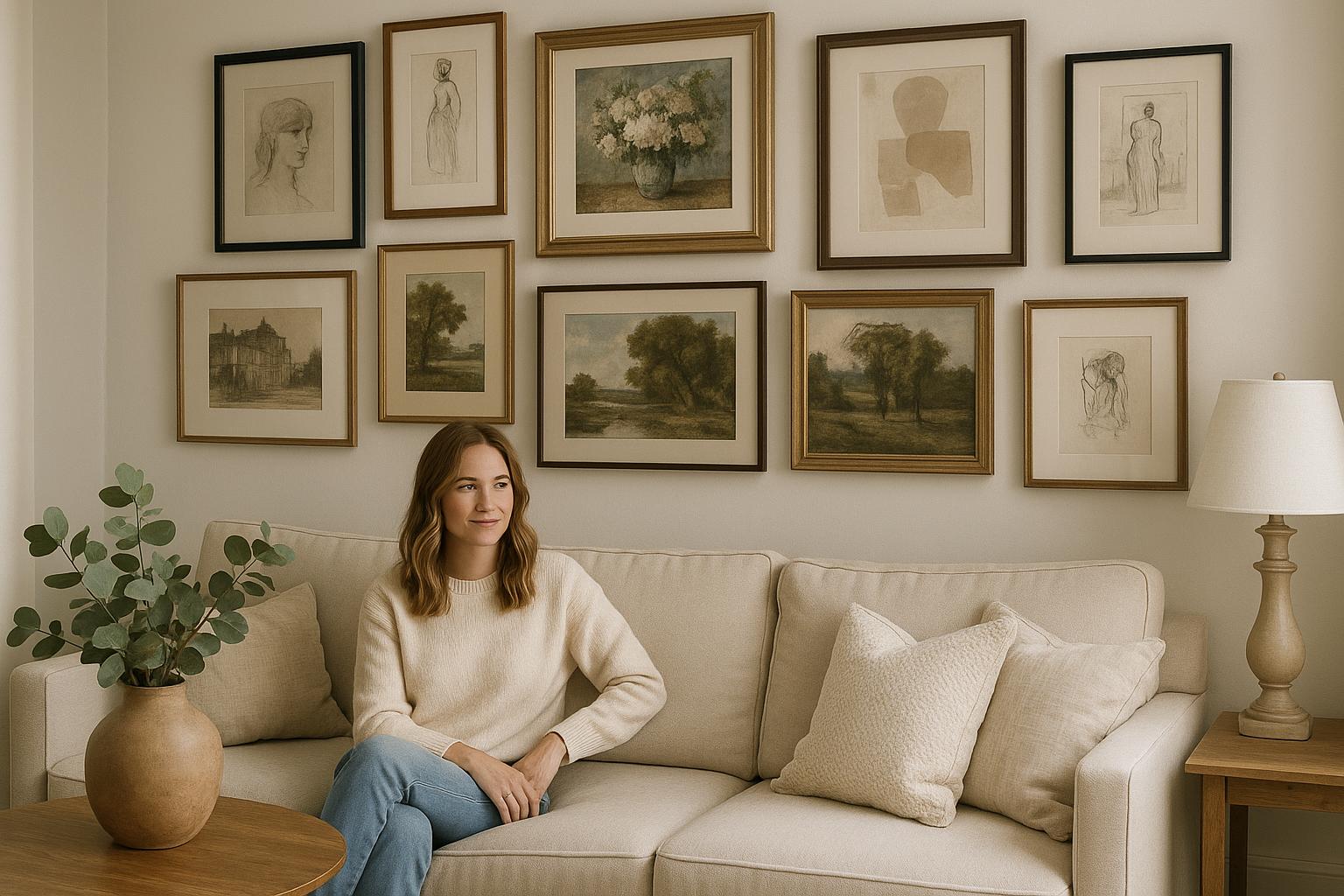 home decor influencers with gallery walls