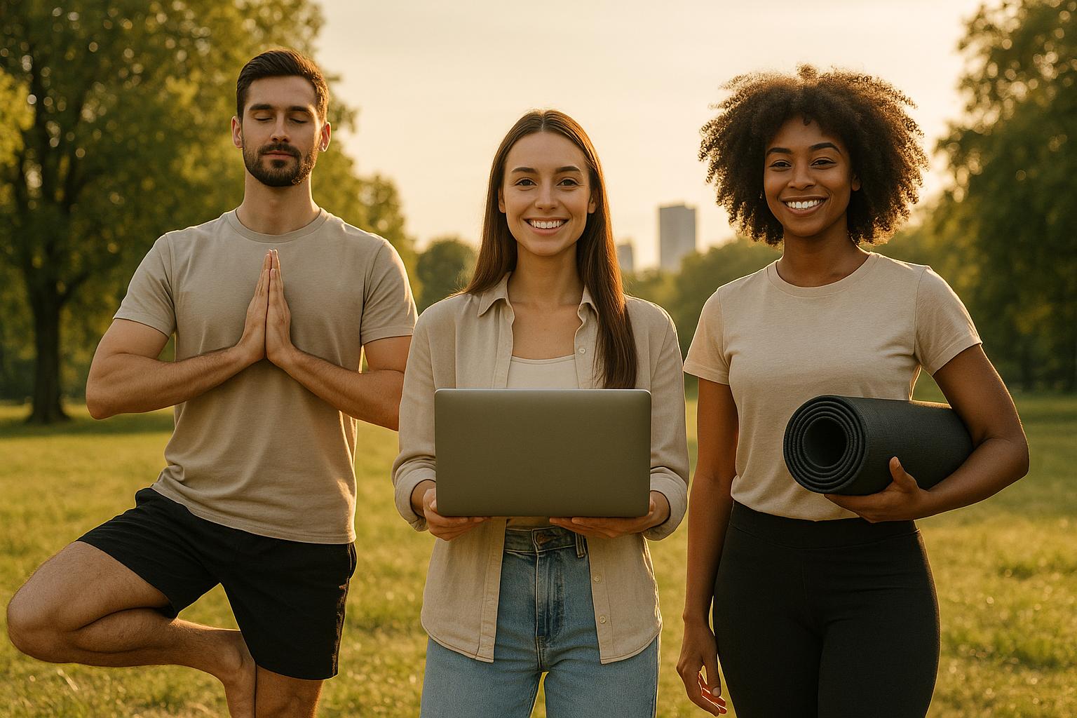 wellness influencers promoting work-life balance