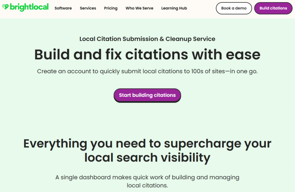 BRIGHTLOCAL TOP LOCAL PACK OPTIMIZATION SERVICES