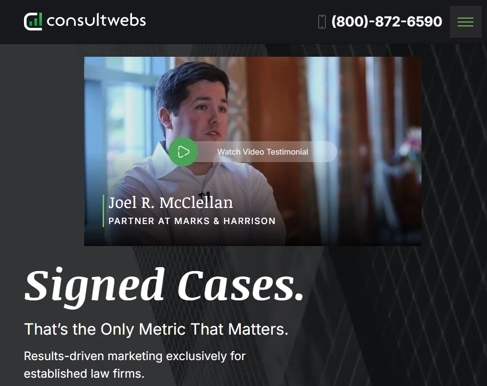 CONSULT WEBS Top law firm website development services