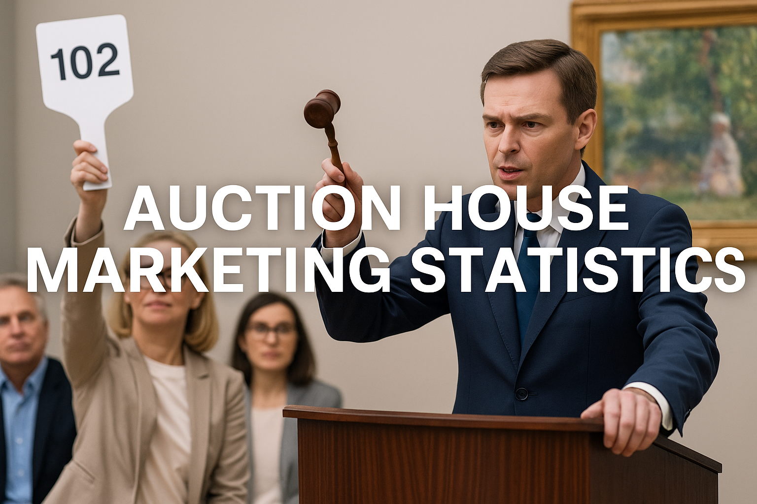 Auction house marketing statistics