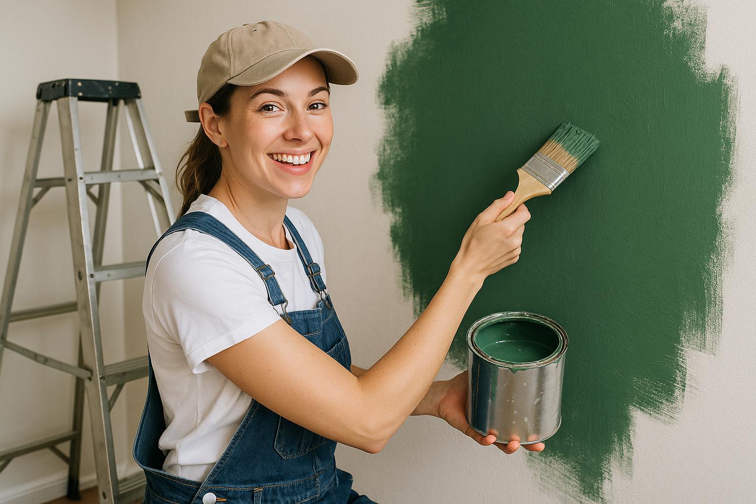 DIY influencers with paint techniques