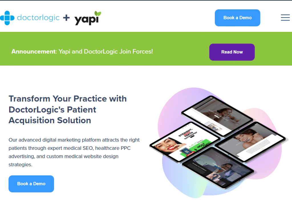 DOCTORLOGIC Medical practice website development companies