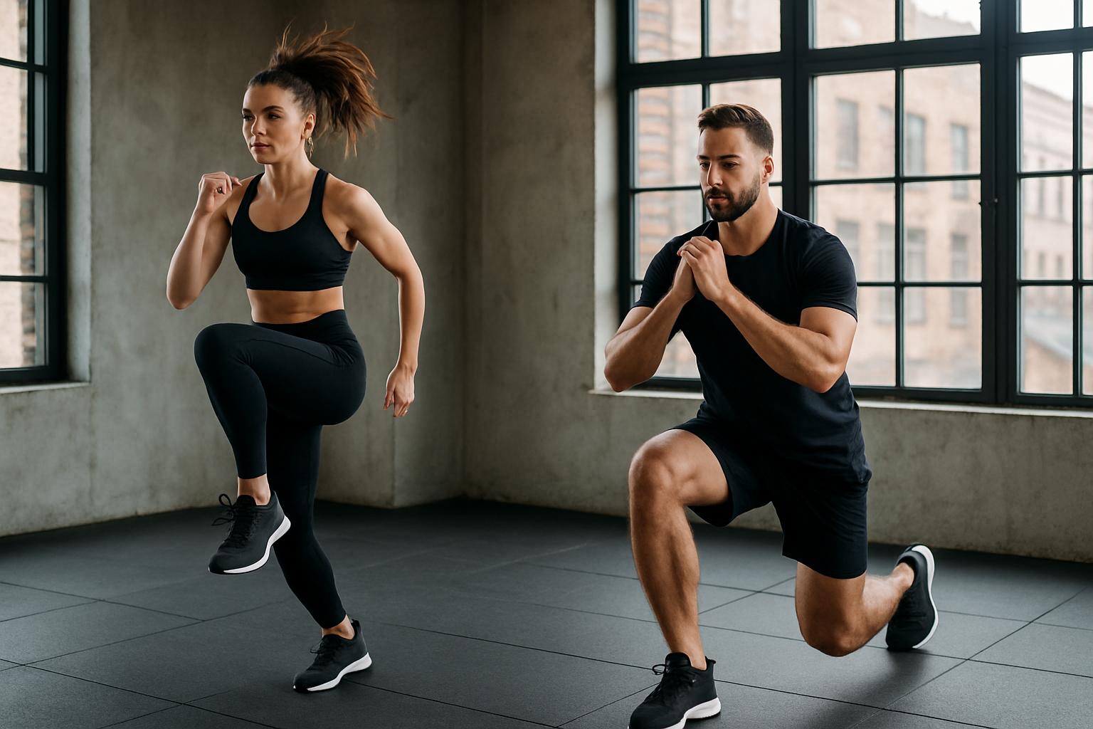fitness influencers with quick HIIT workouts