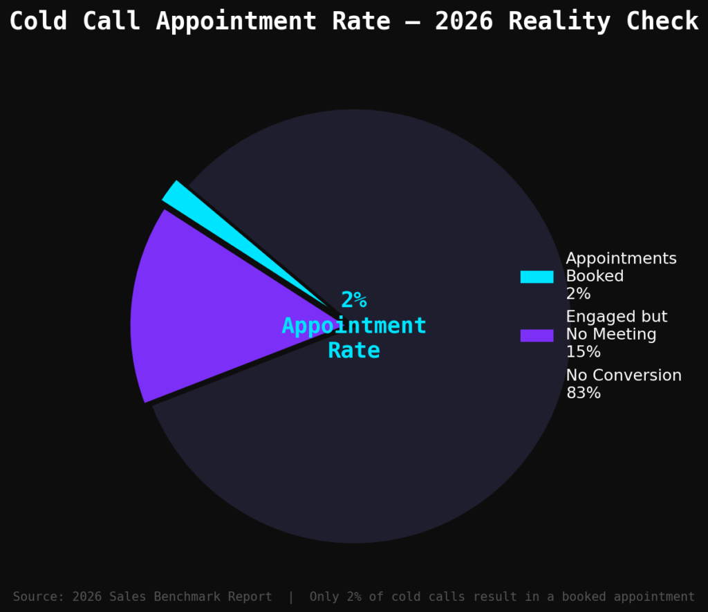 Graph_1_Donut_ColdCallOutcomes Sales Call Marketing Statistics