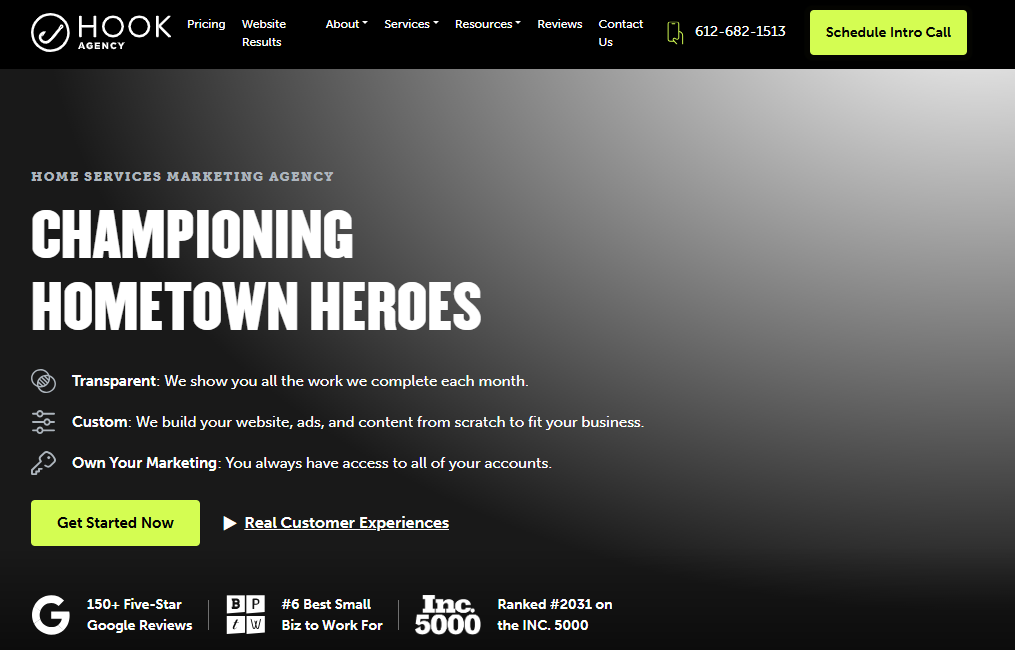 HOOK TOP LOCAL SEO AGENCIES FOR ROOFING CONTRACTORS