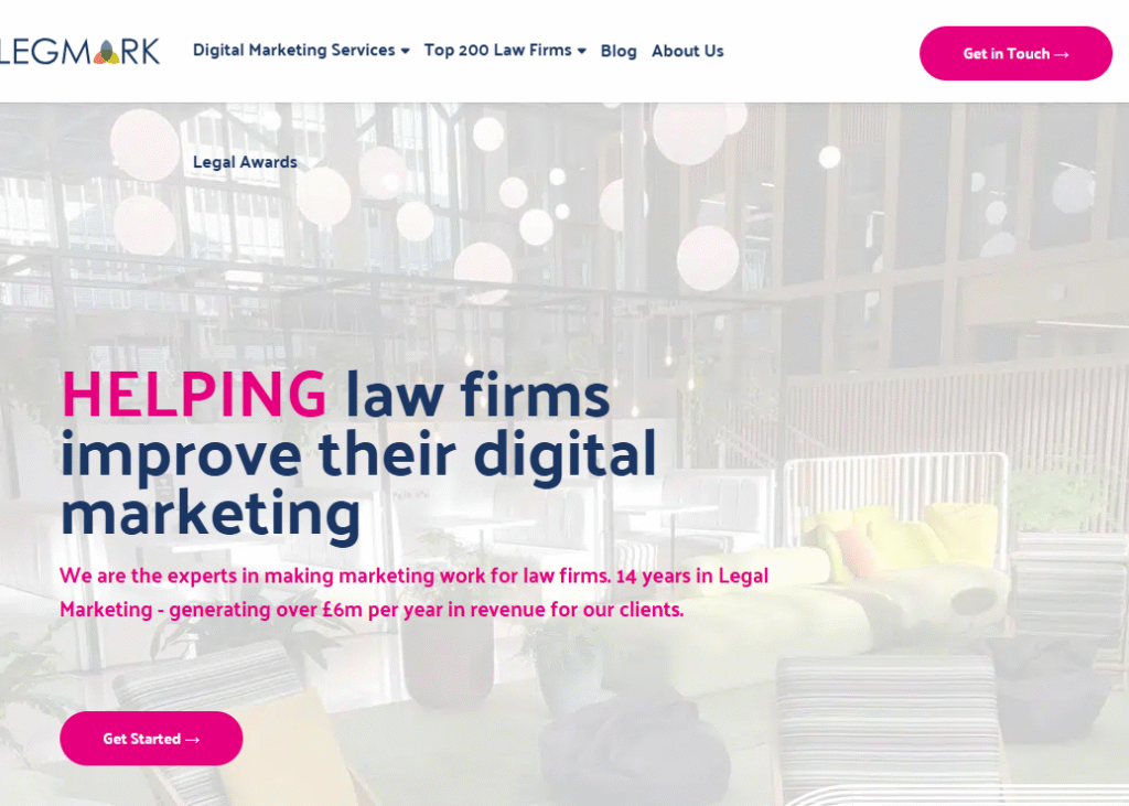 LEGMARK Top law firm website development services