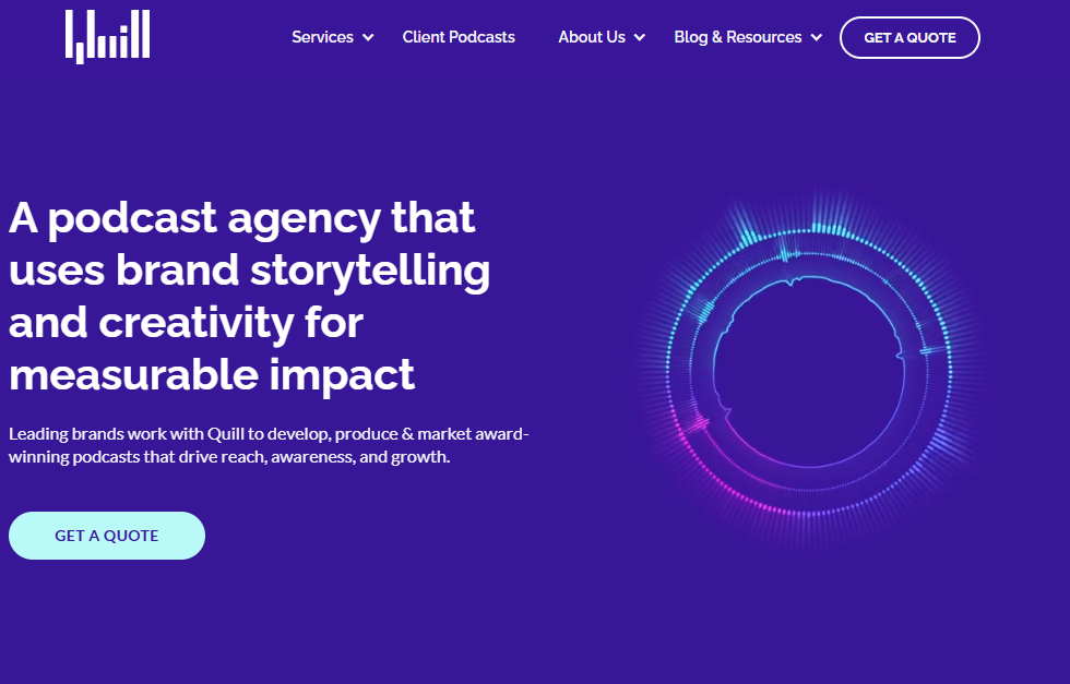 QUILL Top Podcast SEO services