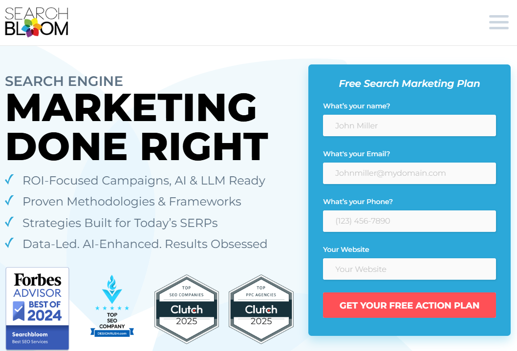 SEARCH BLOOM seo recovery agency
